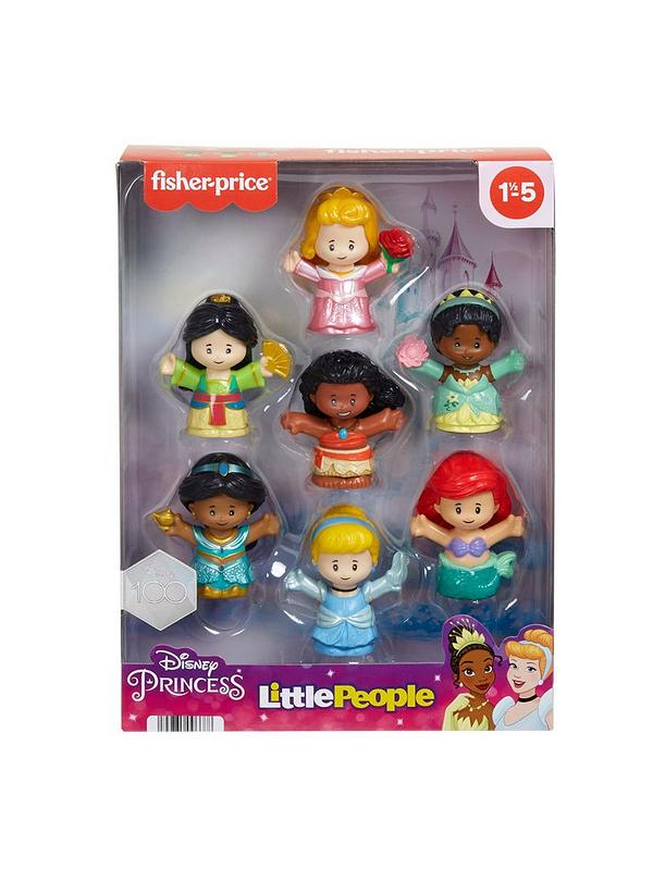 Image 4 of 6 of Fisher-Price Little People Disney Princess Figure Pack - Set of 7 Characters