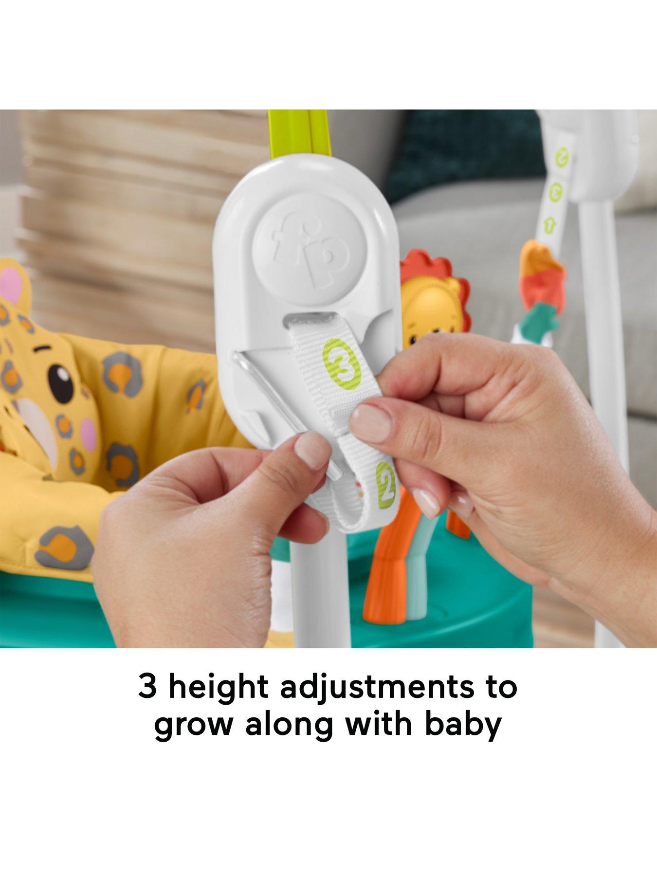 Jumperoo on sale height settings