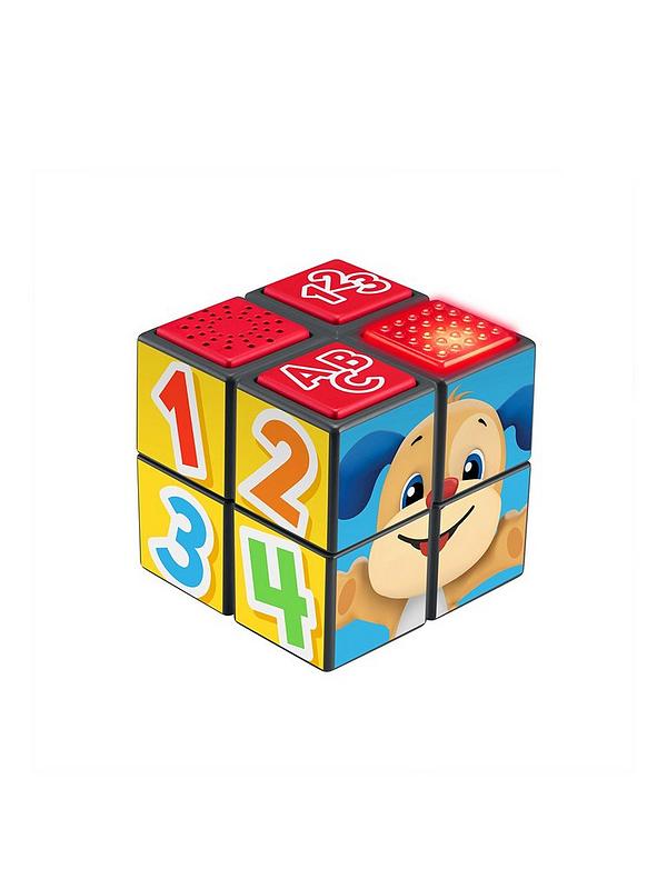 Image 1 of 7 of Fisher-Price Laugh &amp; Learn Puppy's Activity Cube Learning Toy