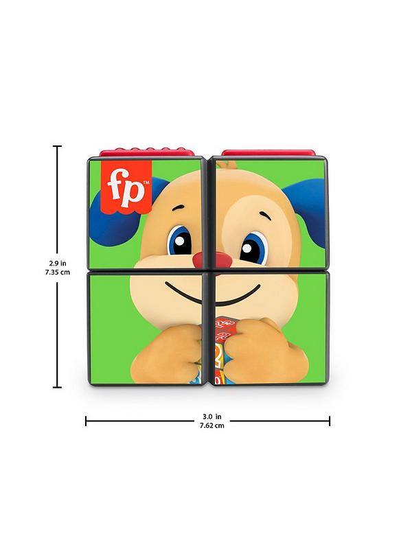Image 6 of 7 of Fisher-Price Laugh &amp; Learn Puppy's Activity Cube Learning Toy