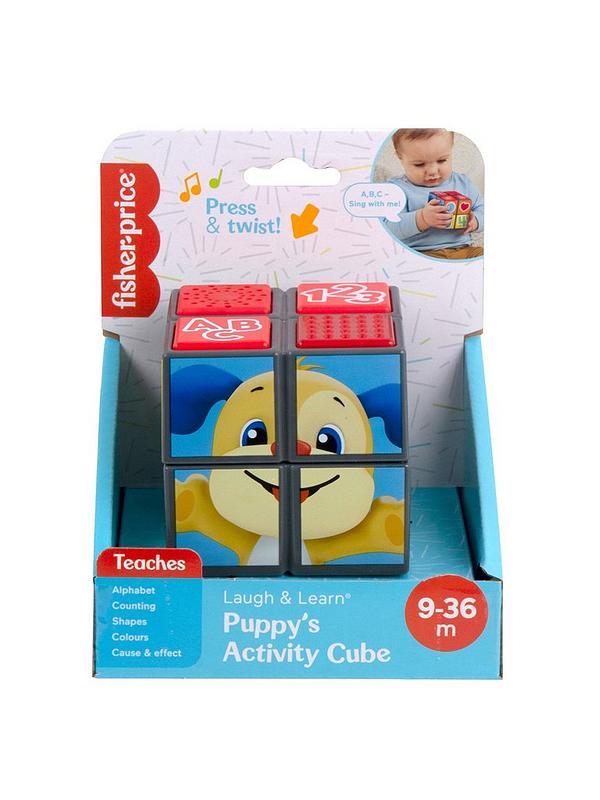 Image 7 of 7 of Fisher-Price Laugh &amp; Learn Puppy's Activity Cube Learning Toy