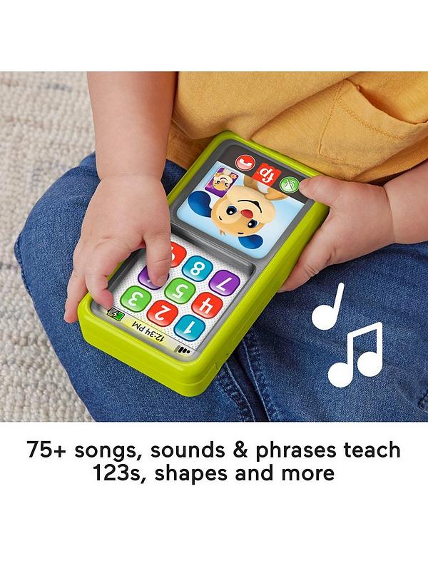 Image 3 of 7 of Fisher-Price Laugh &amp; Learn 2-in-1 Slide to Learn Smartphone Toy