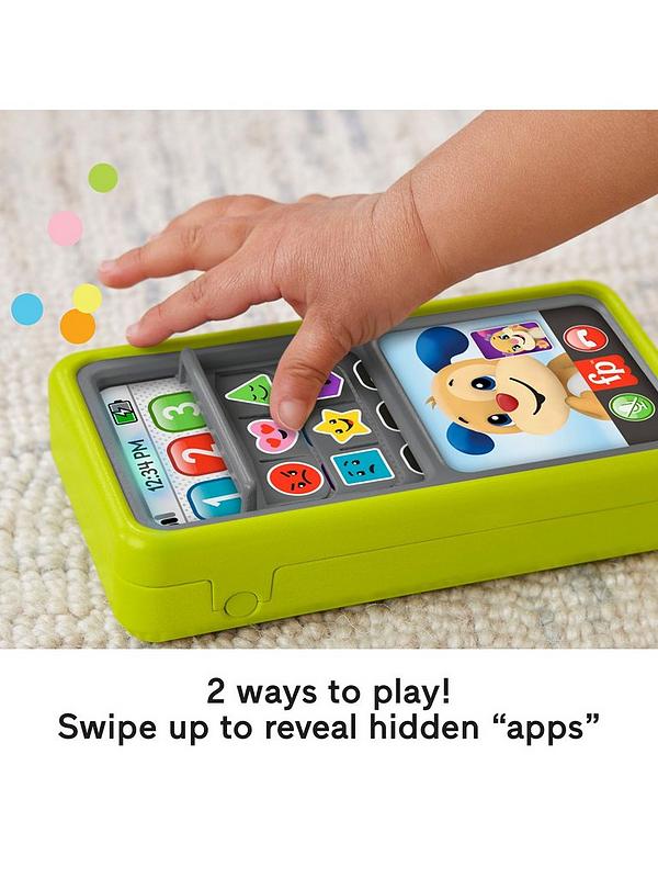 Image 4 of 7 of Fisher-Price Laugh &amp; Learn 2-in-1 Slide to Learn Smartphone Toy