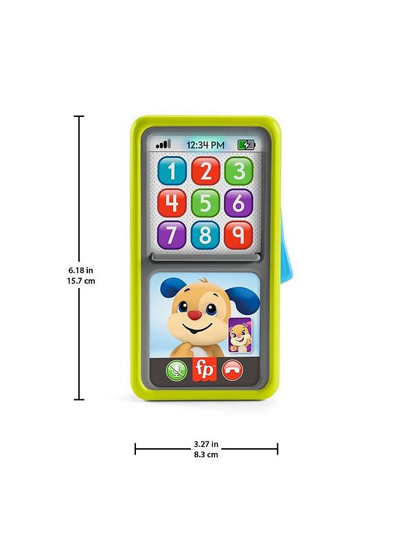 Image 6 of 7 of Fisher-Price Laugh &amp; Learn 2-in-1 Slide to Learn Smartphone Toy