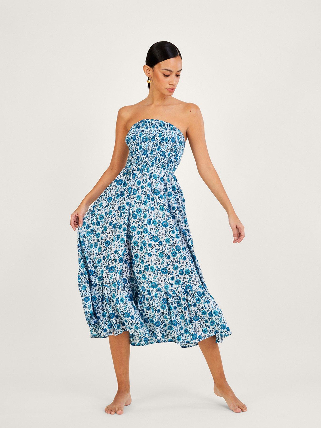 Monsoon blue best sale floral dress