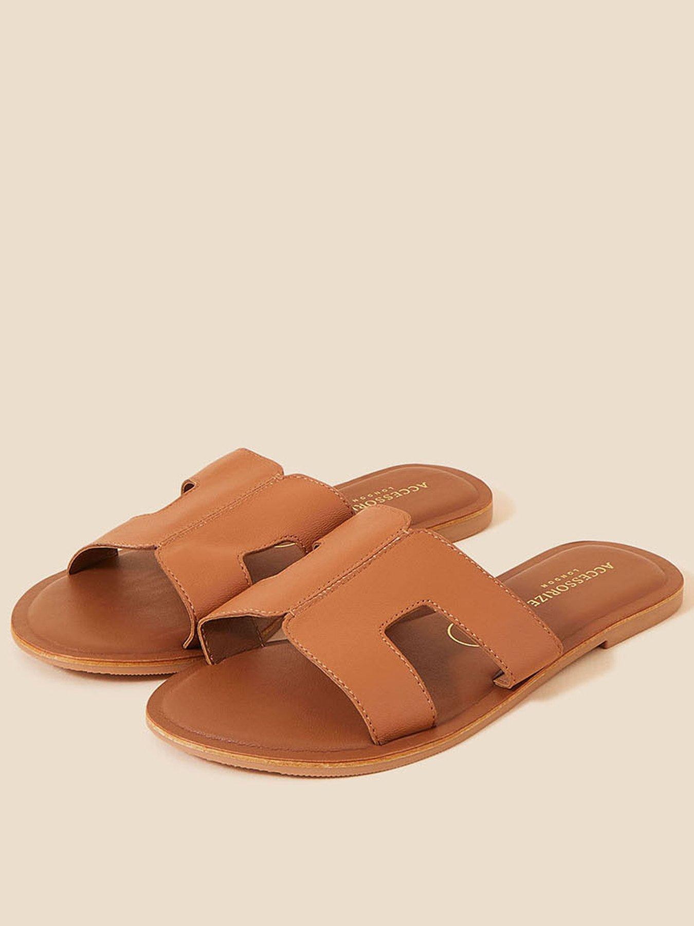 Wide fit store sliders womens