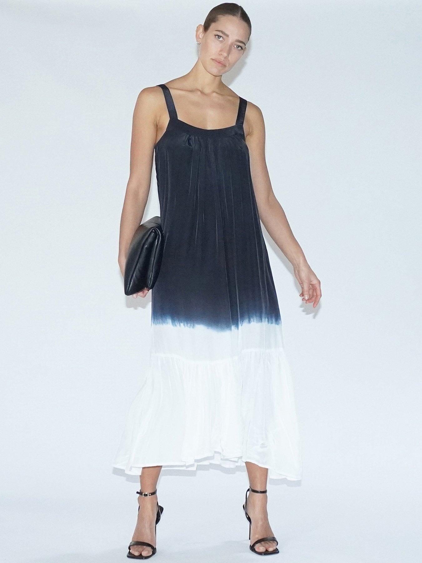 religion-dip-dye-maxi-dress--black