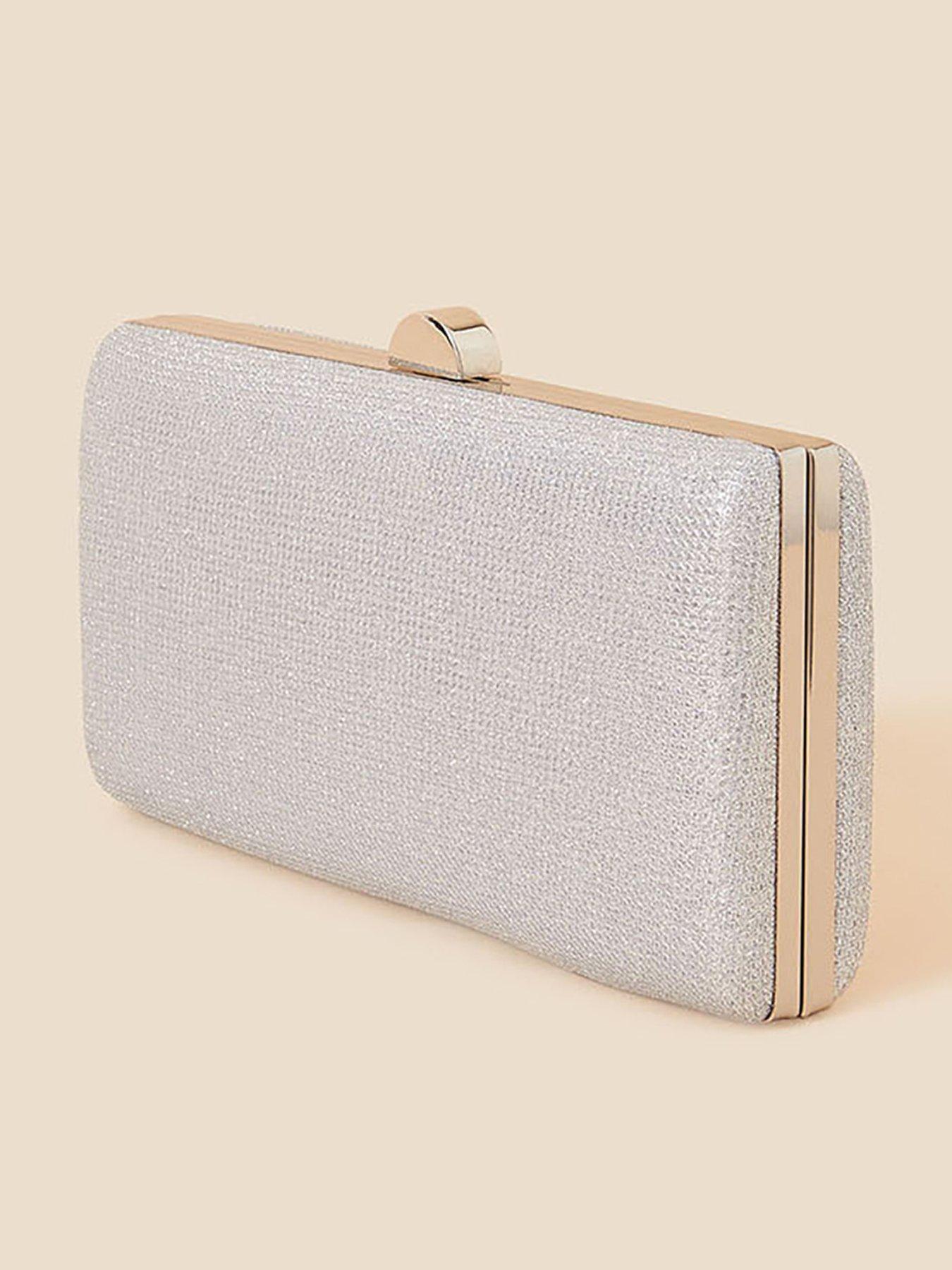 Hard case outlet clutch purse