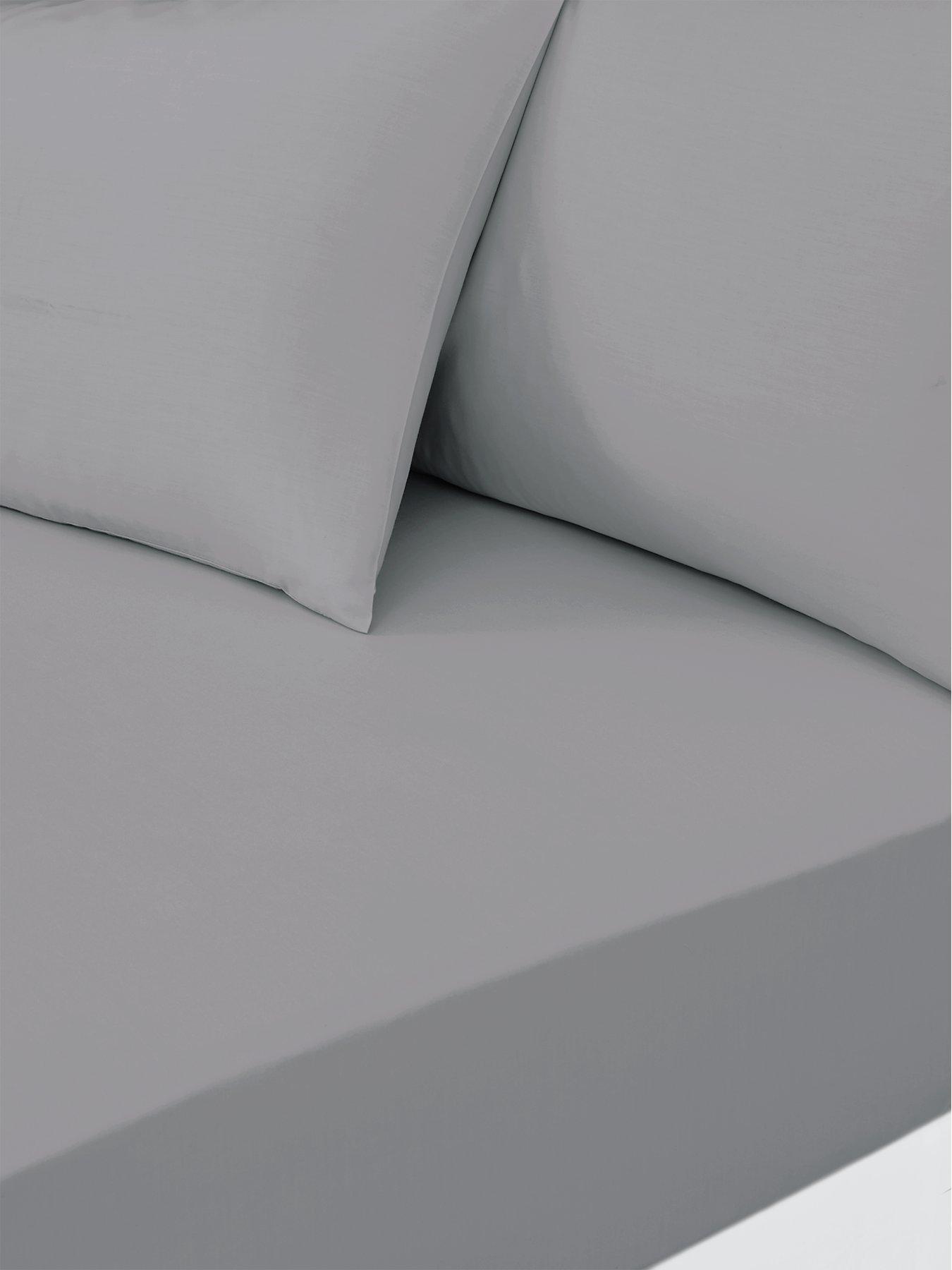Product photograph of 144 Thread Count 28 Cm Extra Deep Fitted Sheet from very.co.uk