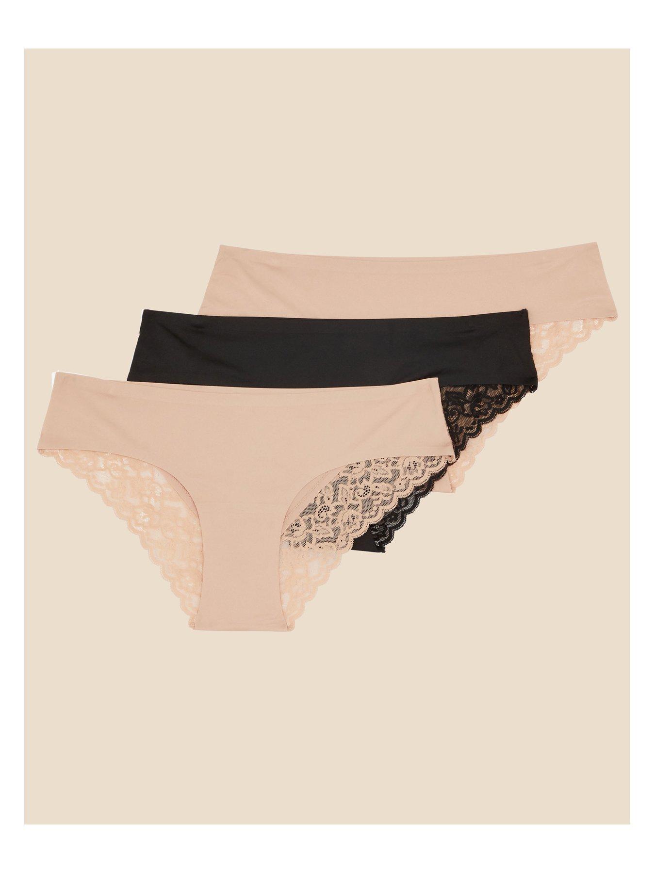 No VPL Brazilian Briefs Set of Three - Multi