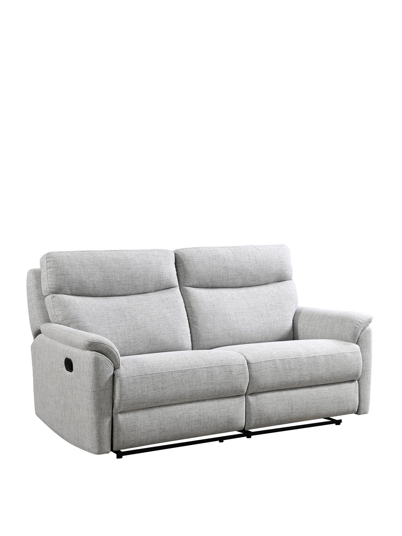 Very Home Linea Fabric Manual Recliner 2 Seater Sofa very.co.uk