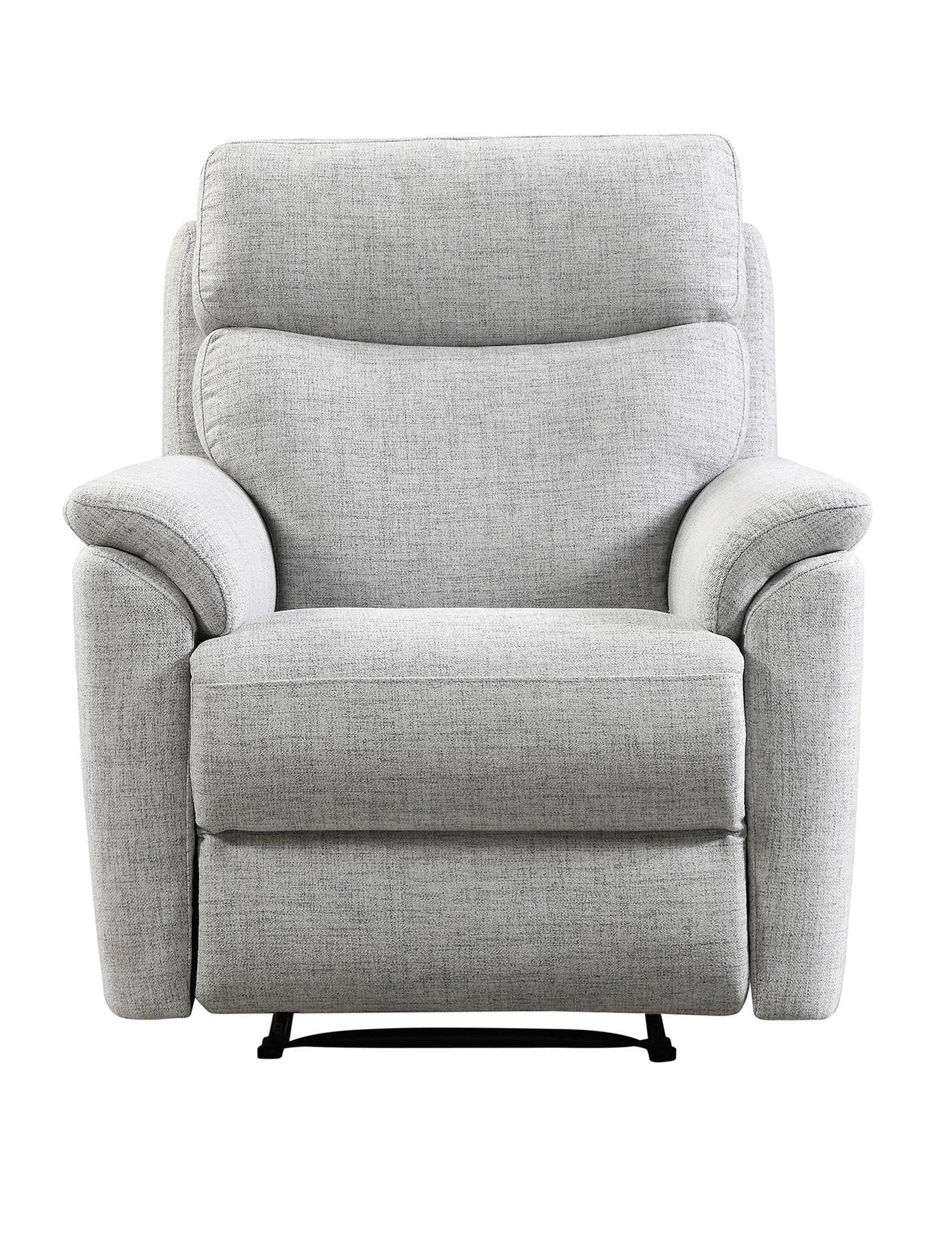 undefined Linea Fabric Manual Recliner Armchair