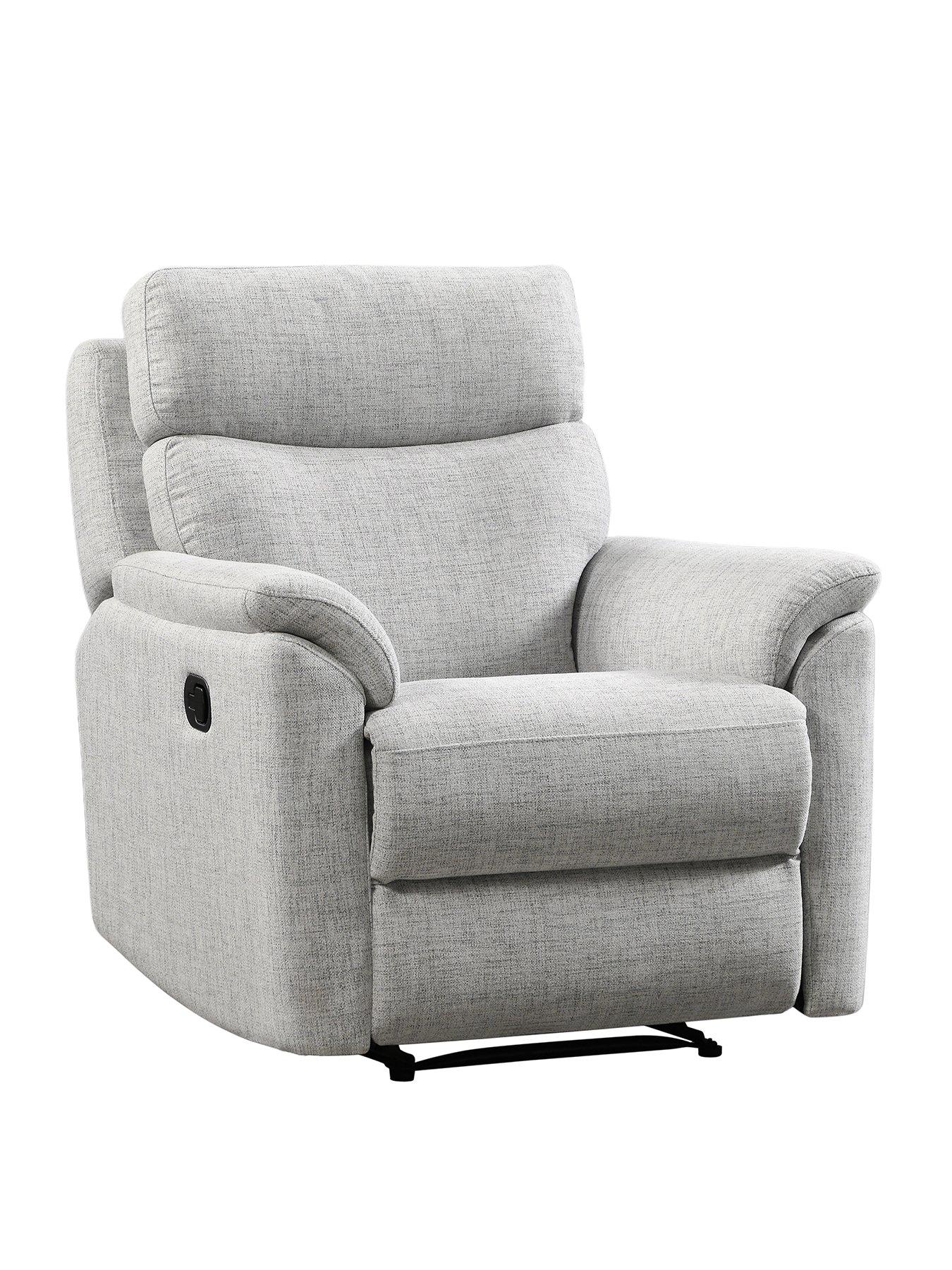 Image 2 of 5 of Very Home Linea Fabric Manual Recliner Armchair