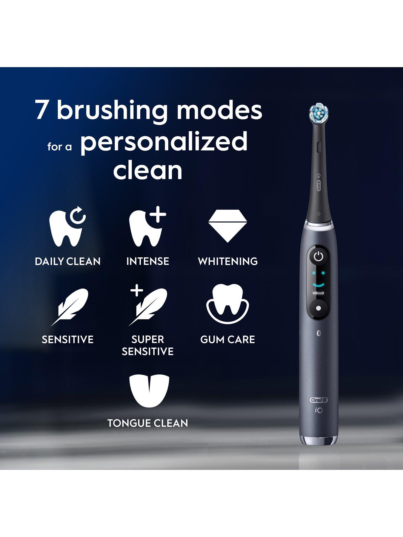Image 3 of 8 of Oral-B iO9 Black Oynx Electric Toothbrush + Charging Travel Case