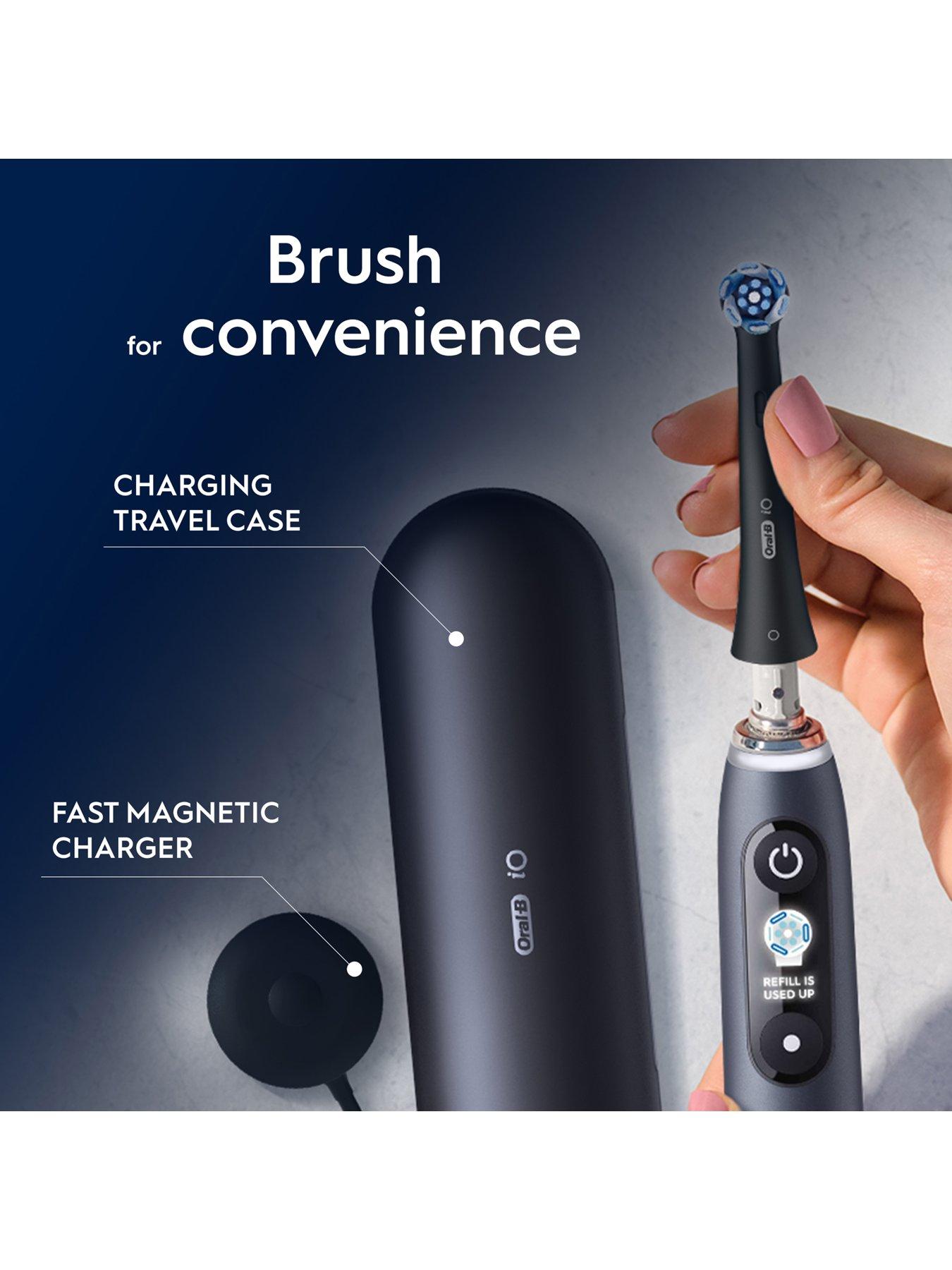 Image 6 of 8 of Oral-B iO9 Black Oynx Electric Toothbrush + Charging Travel Case