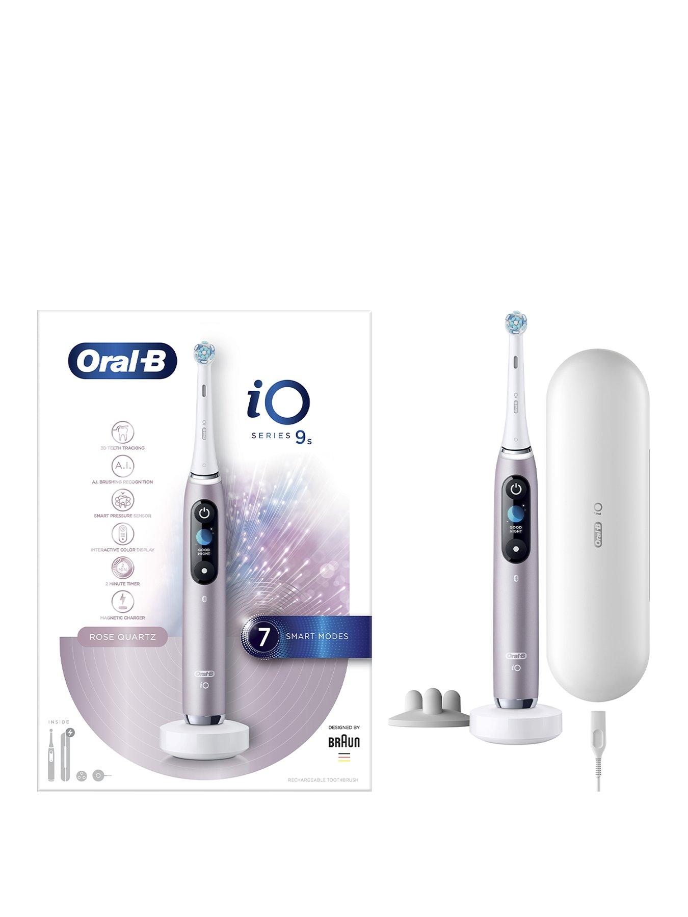 undefined iO9 Rose Quartz Electric Toothbrush + Charging Travel Case