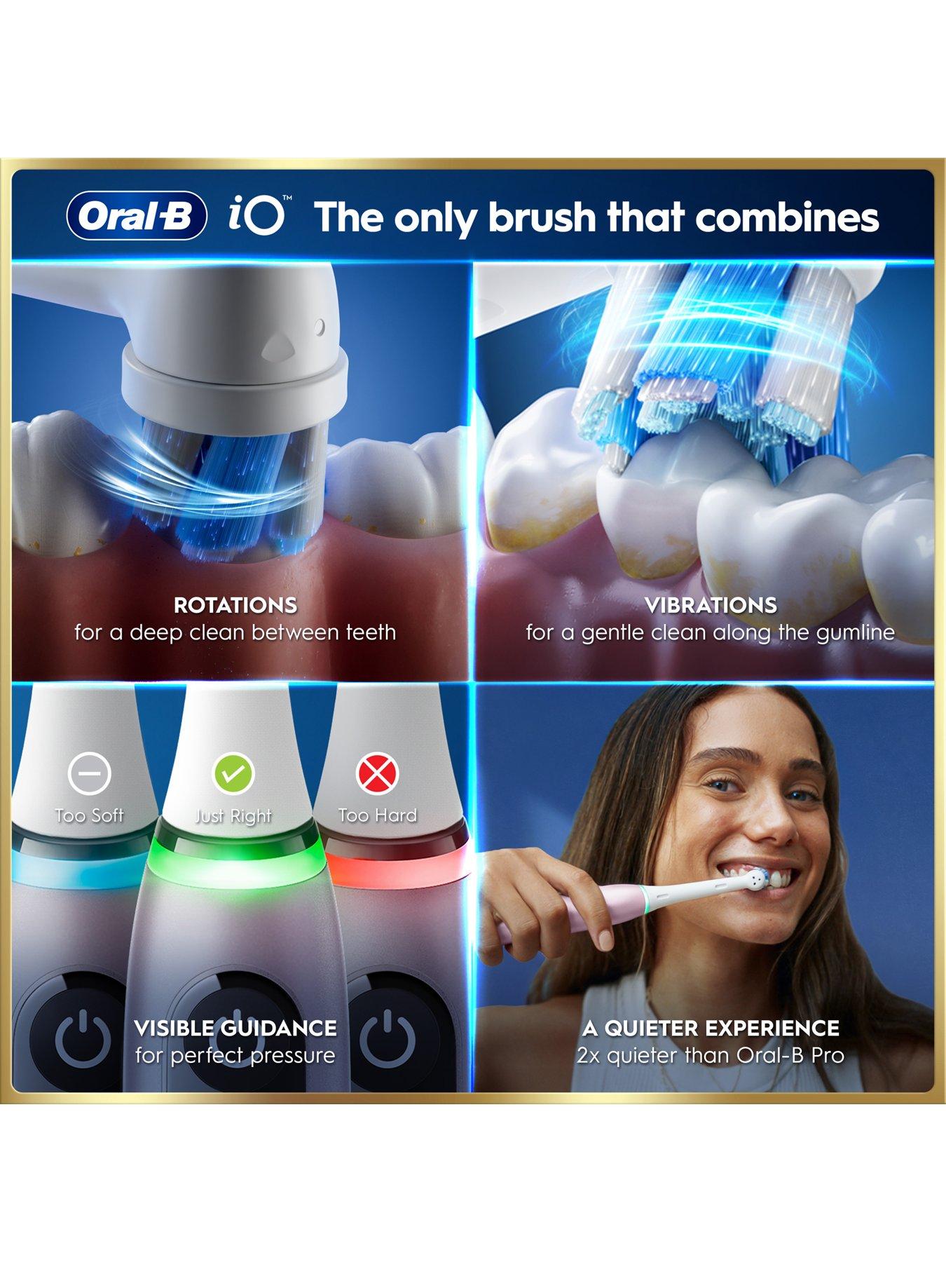 Oral-B iO9 Rose Quartz Electric Toothbrush + Charging Travel Case
