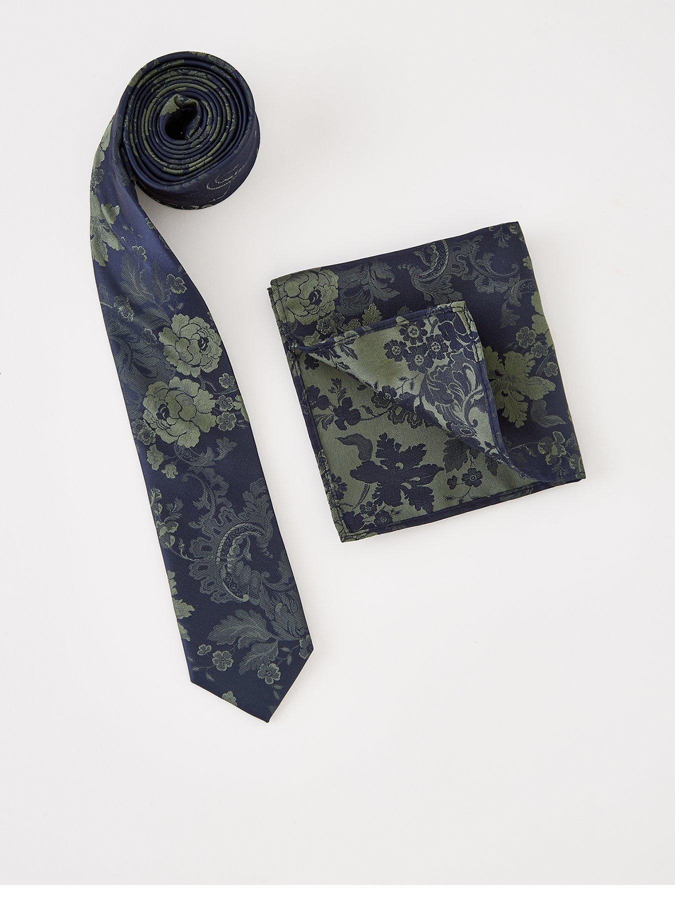 very-man-jacquard-floral-tie-and-pocket-square-greennavy