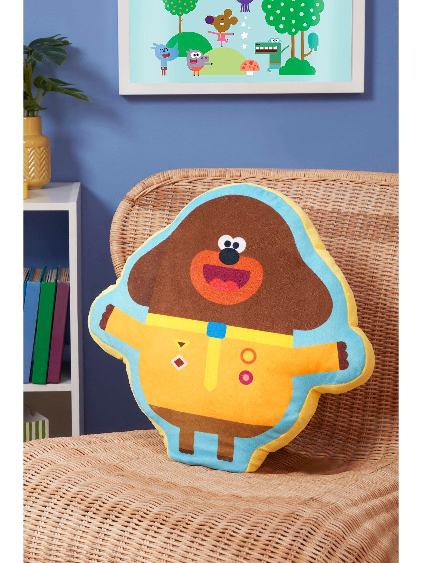 Product photograph of Hey Duggee Duggee Shaped Plush Cushion from very.co.uk