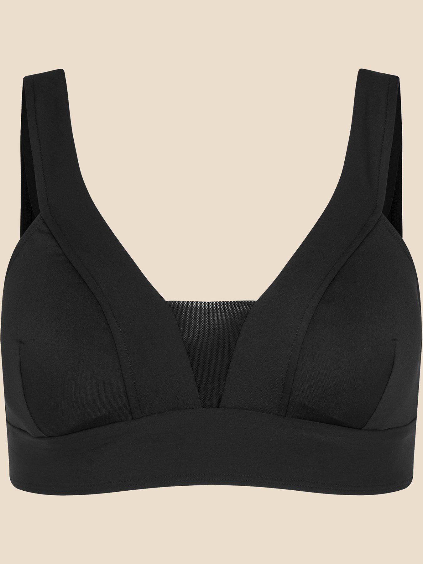 Accessorize Lexi Bikini Top Black Very