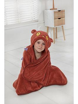 Product photograph of The Gruffalo Hooded Towel from very.co.uk