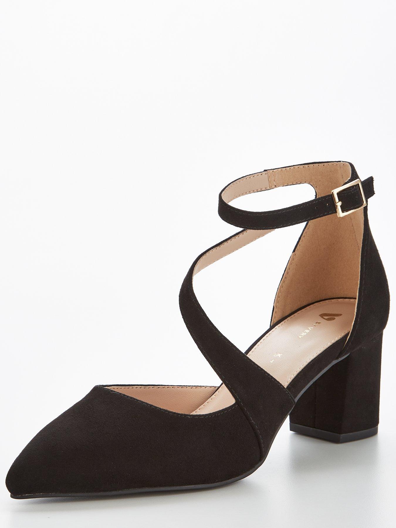 Mid block heel shoes sales uk