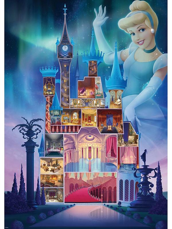 Image 1 of 6 of Ravensburger Disney Castles - Cinderella 1000 piece Jigsaw Puzzle