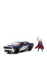 Image thumbnail 1 of 6 of Marvel Thor&nbsp;2015 Dodge Challenger SRT Hellcat Die-cast Car with&nbsp;Figure
