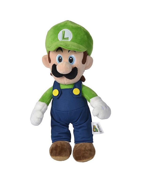 Image 1 of 4 of Super Mario Luigi Plush 30cm