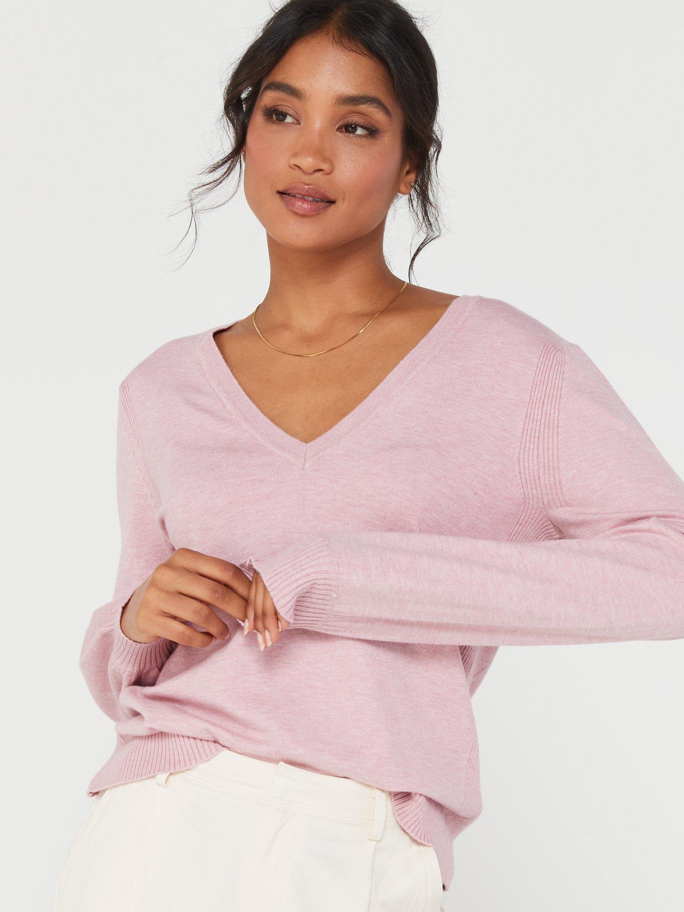 Ladies v neck outlet jumpers uk