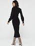  image of v-by-very-knitted-midi-dress-black