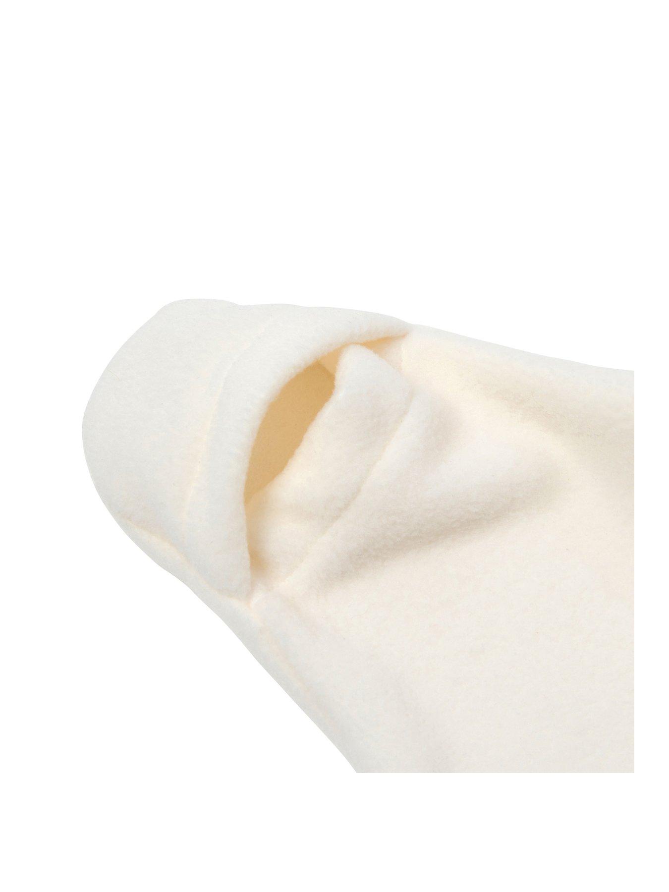 Image 3 of 7 of Clair De Lune Star Fleece Baby Wrap Blanket (0-6 months) - Cream