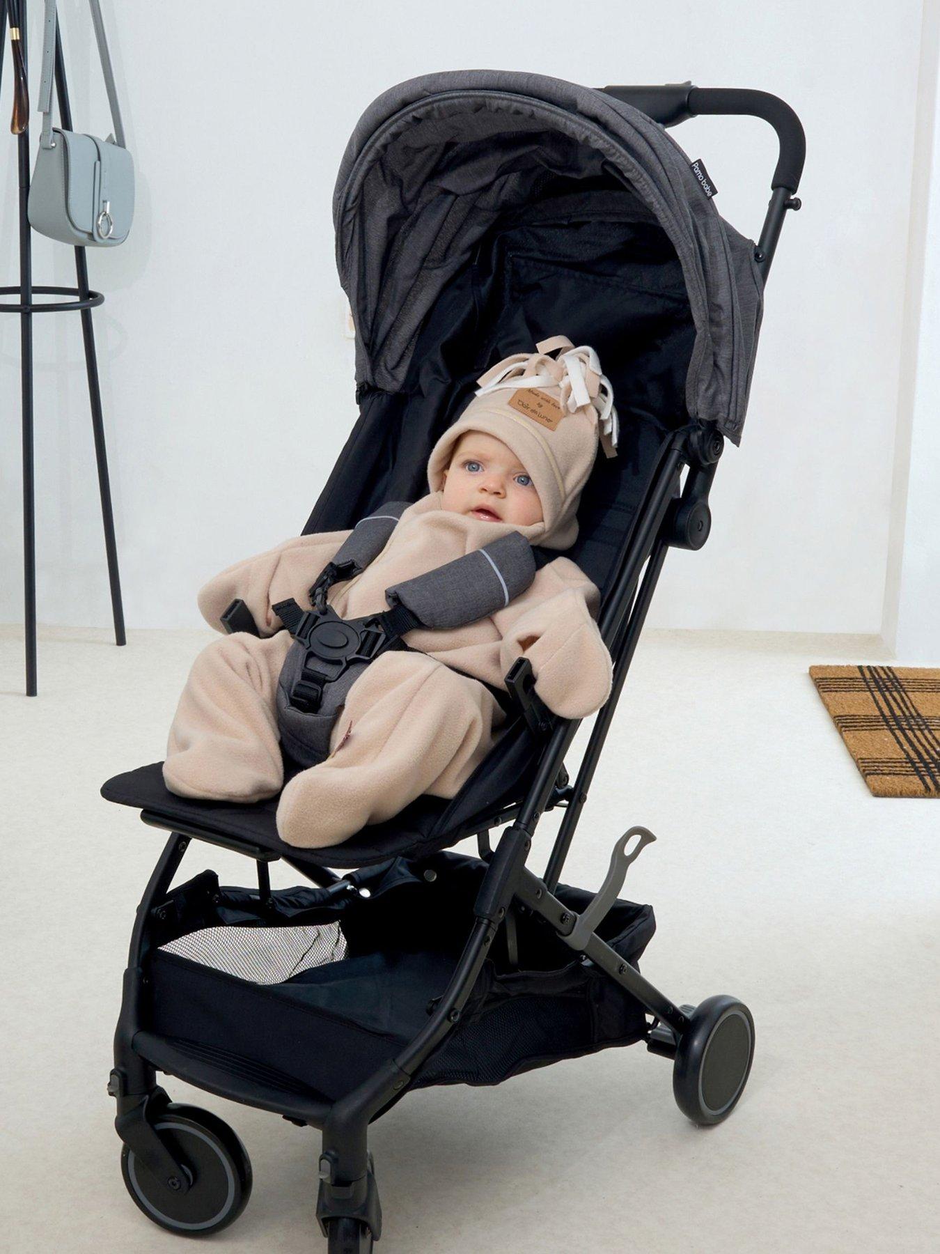 Clair De Lune Star Fleece Baby Wrap Blanket (0-6 months) - Oatmeal