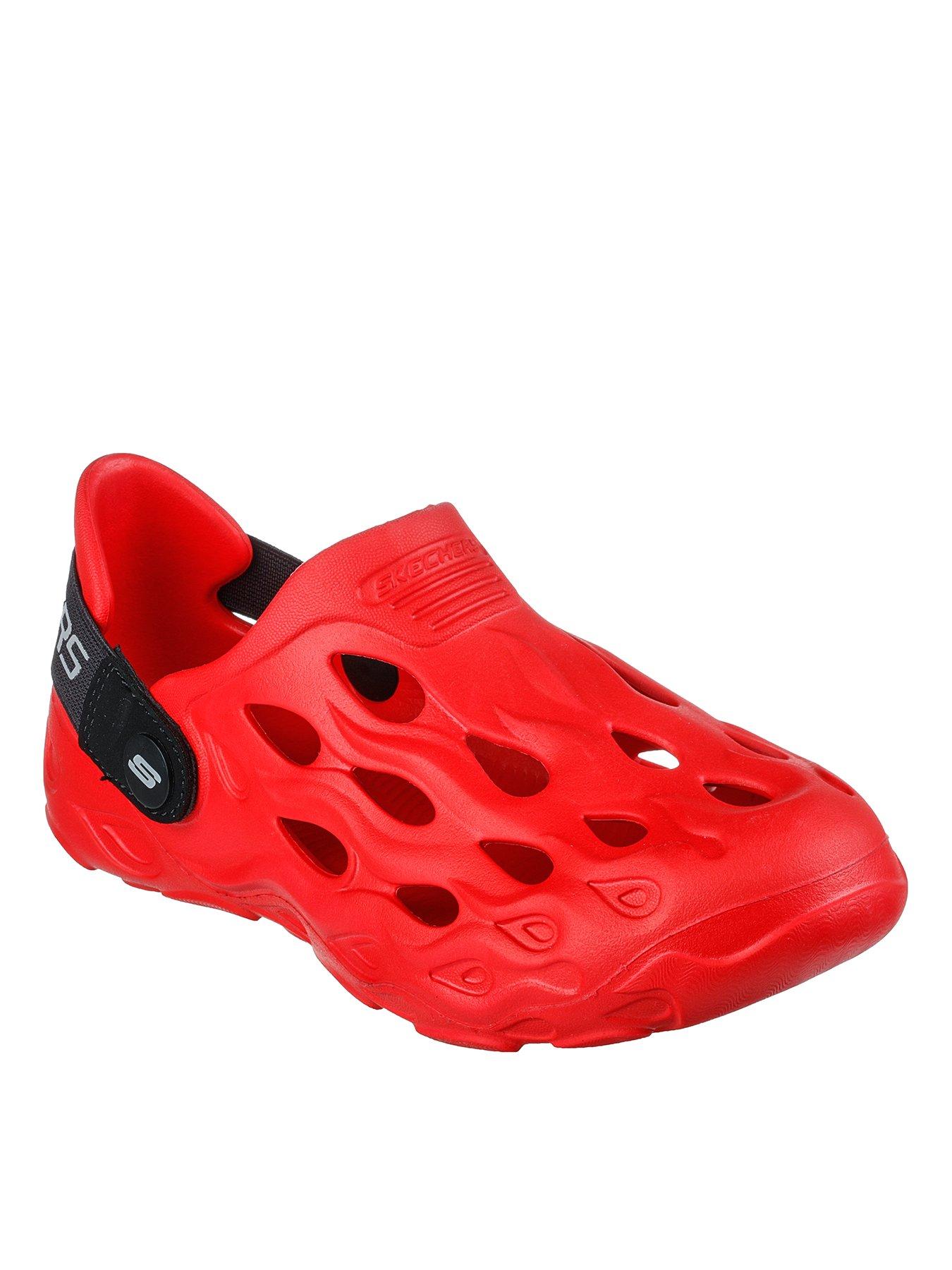 Skechers store sandals red