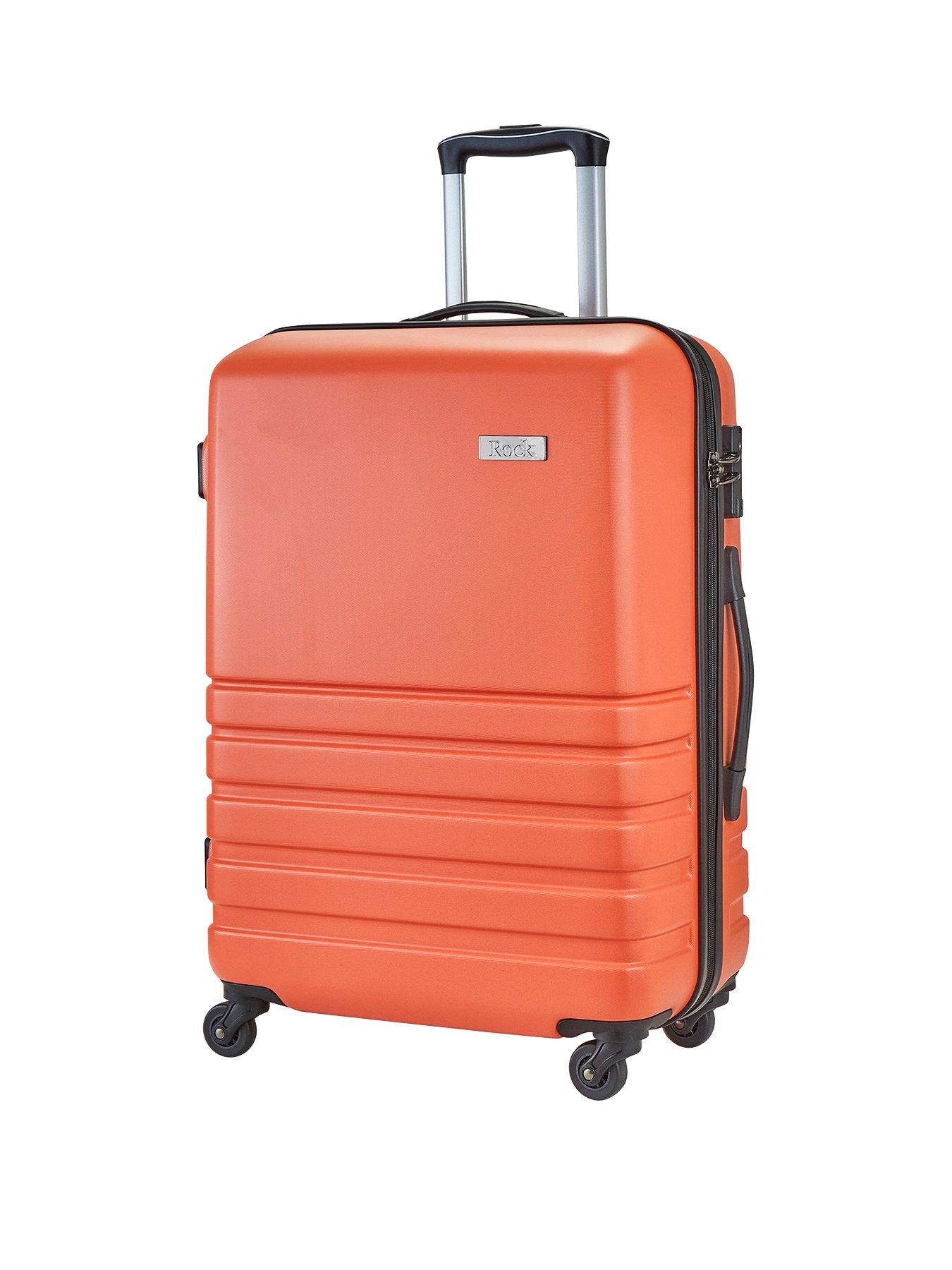 Bryon 4 Wheel Hardshell Medium TSA Suitcase Orange