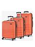  image of rock-luggage-byron-3-piece-set-hardshell-4-wheel-tsa-spinner-orange