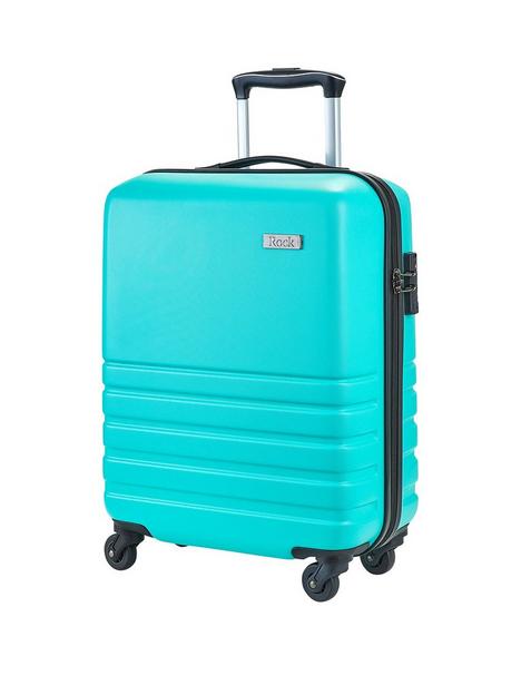 rock-luggage-bryon-4-wheel-hardshell-tsa-cabin-suitcase-turquoise