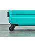  image of rock-luggage-bryon-4-wheel-hardshell-tsa-large-suitcase-turquoise