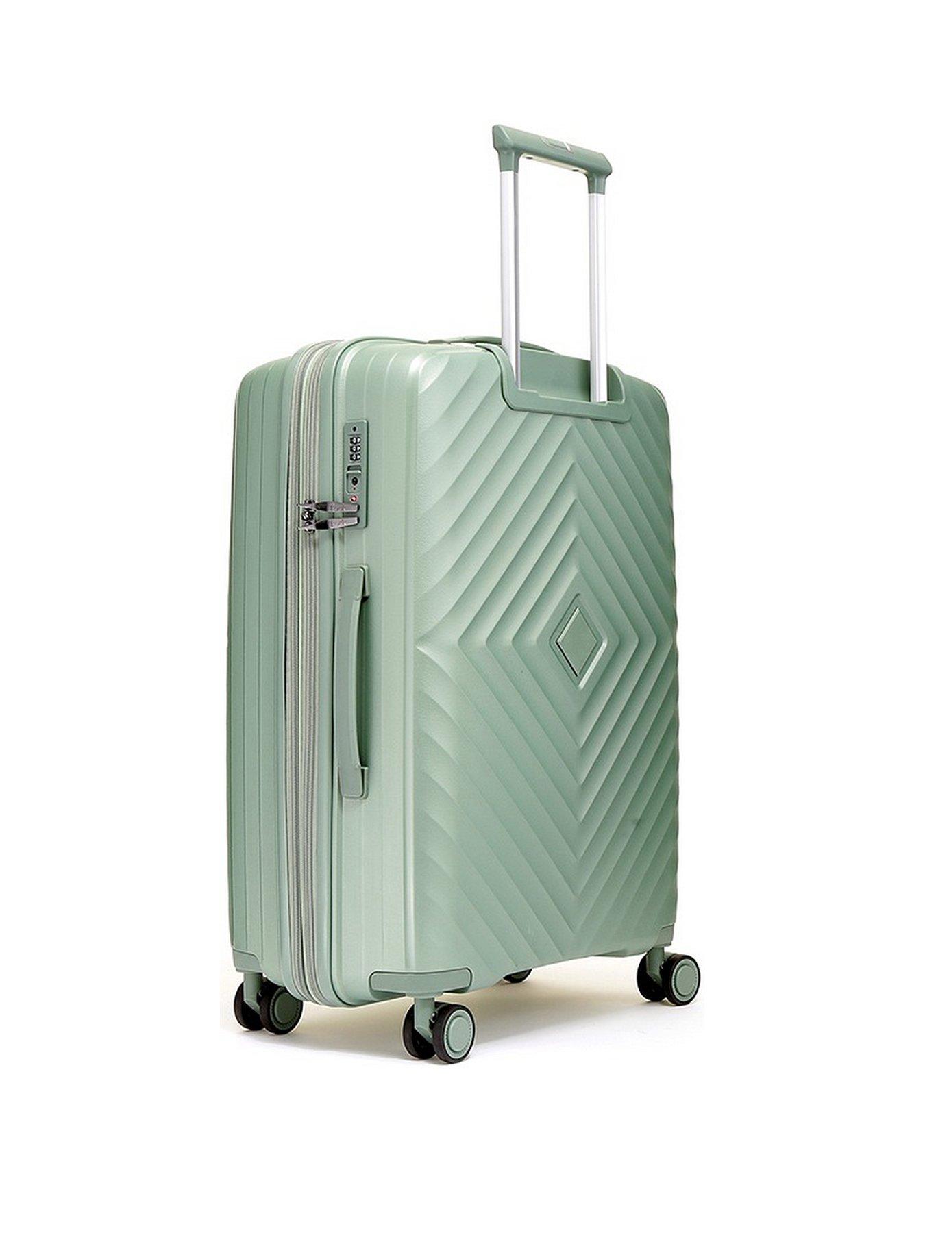 Green luggage bag sale