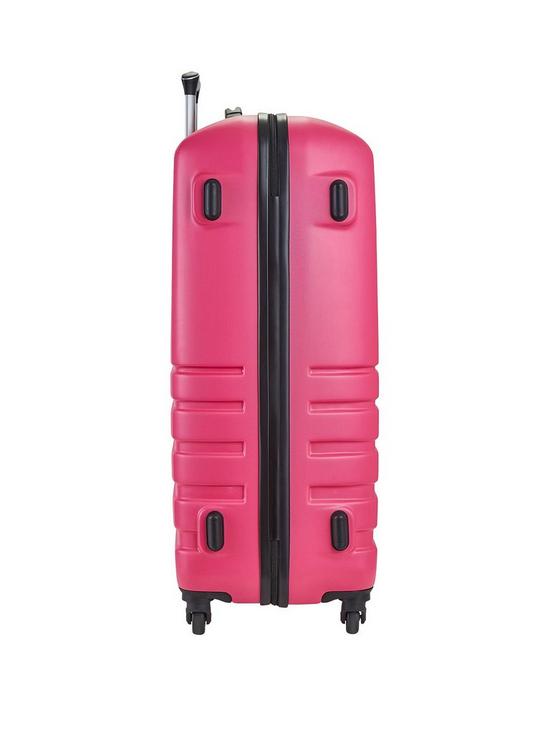 stillFront image of rock-luggage-byron-3-piece-set-hardshell-4-wheel-tsa-spinner-pink