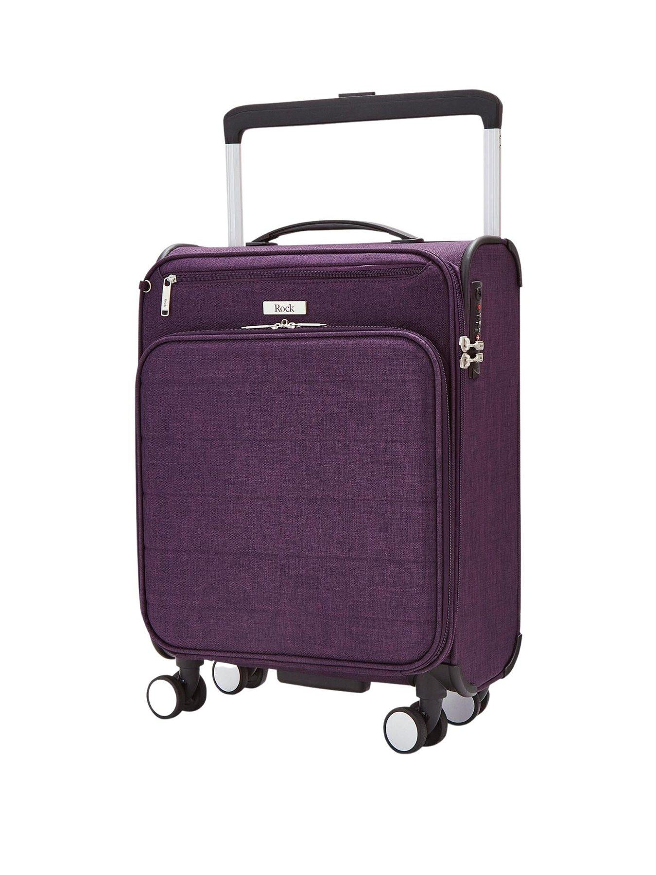 Purple luggage shop