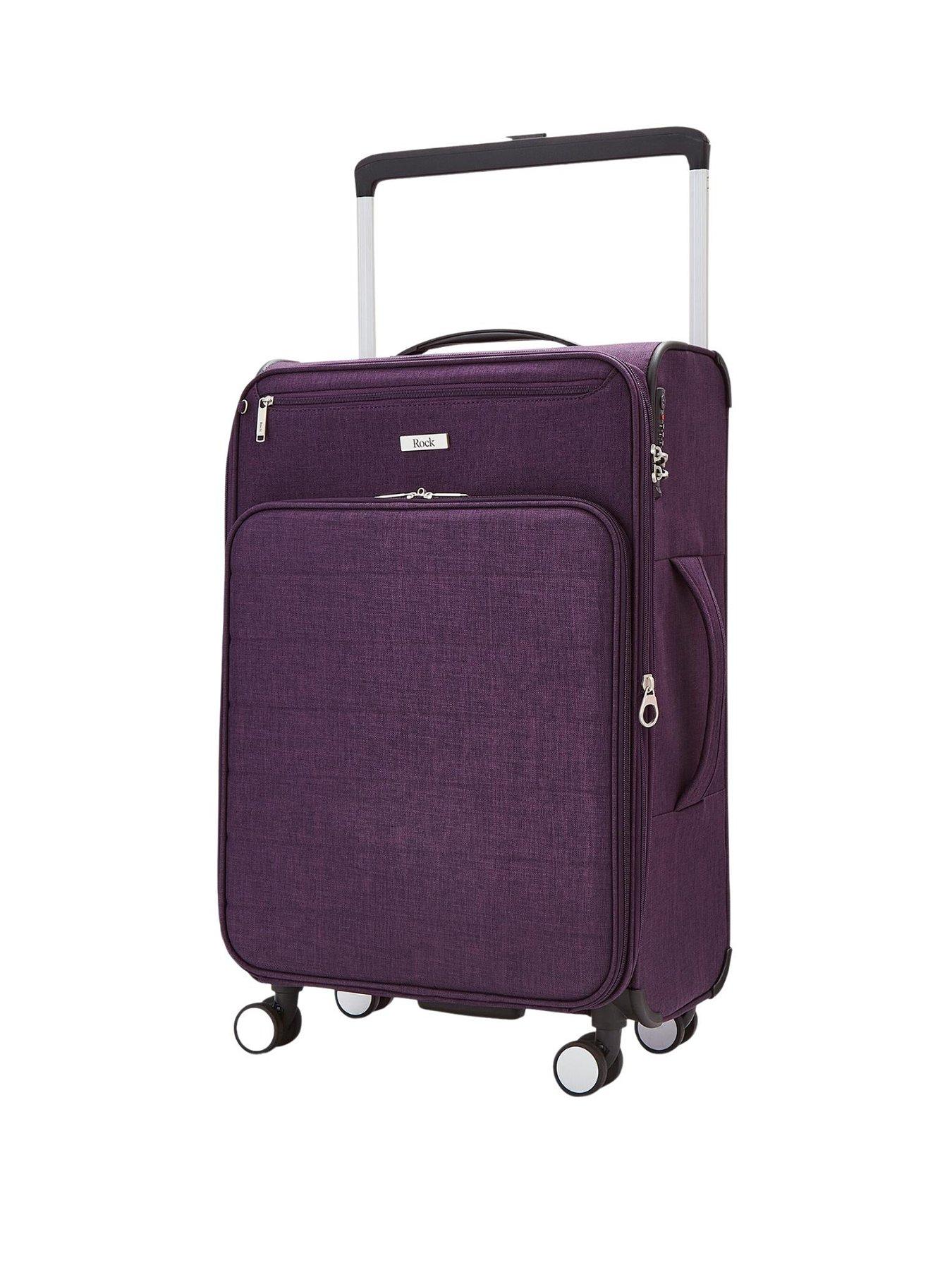 Purple suitcase clearance