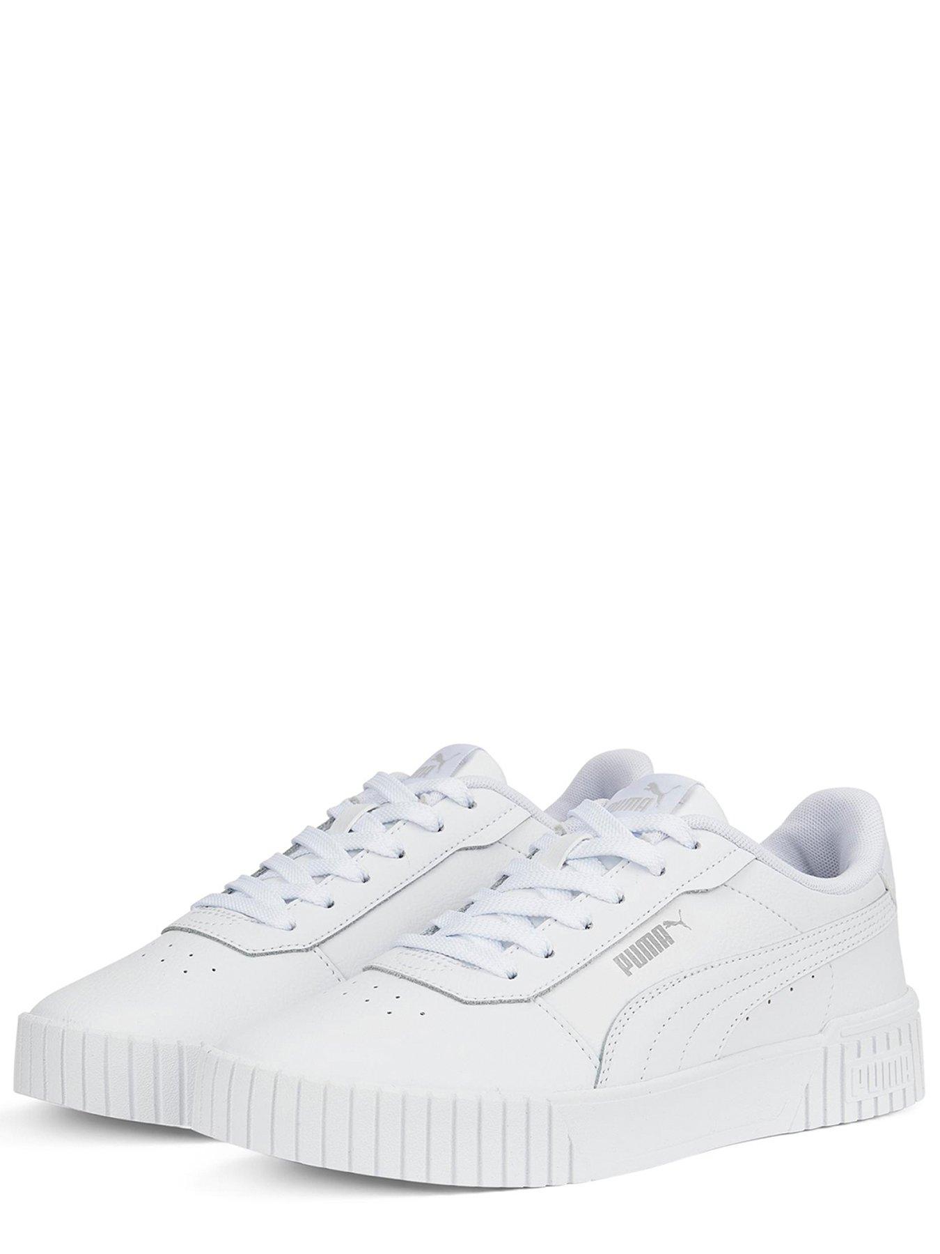 Ladies white best sale puma trainers