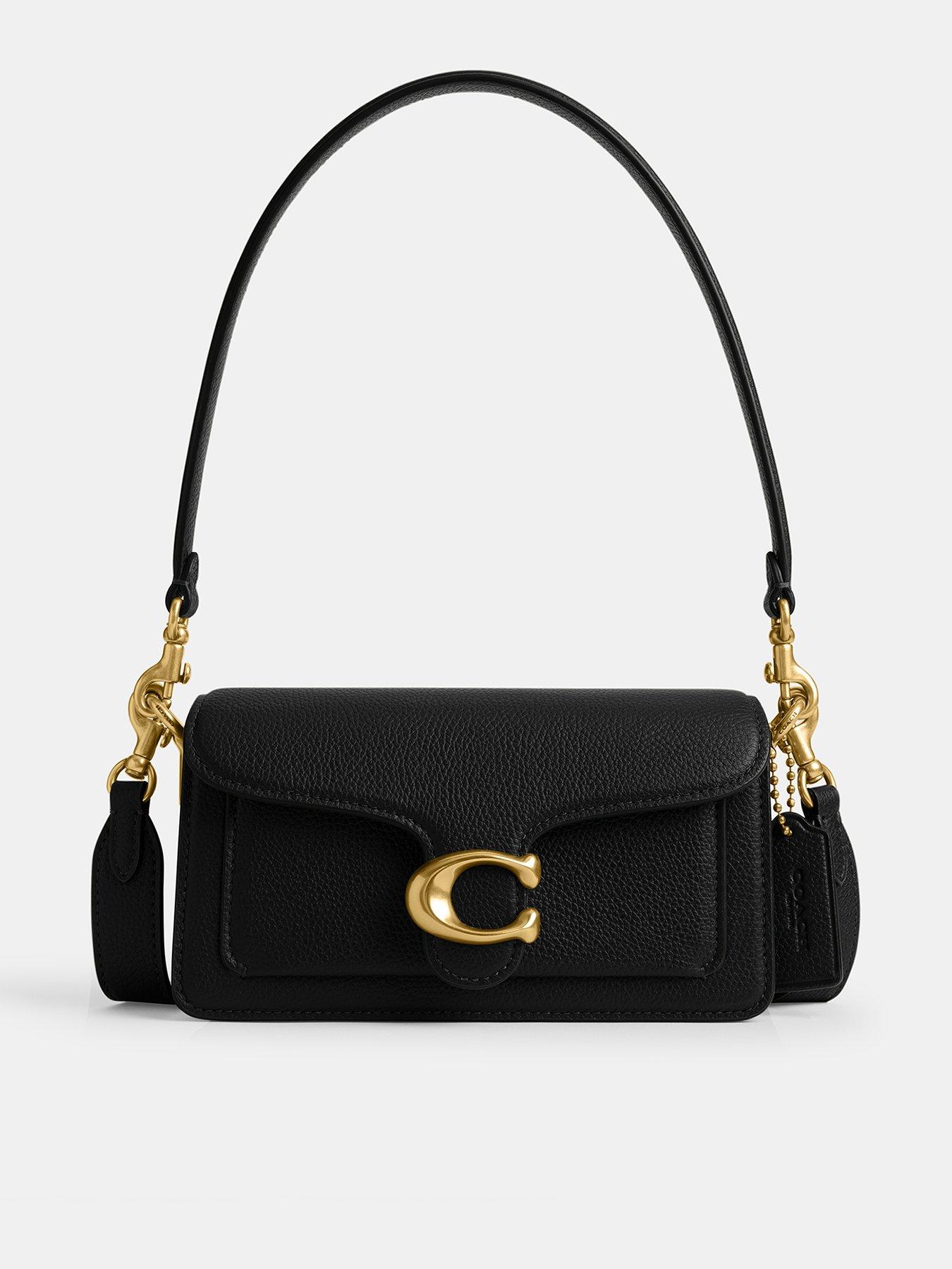 undefined Tabby 26 Refresh Polished Pebble Leather Shoulder Bag - Black
