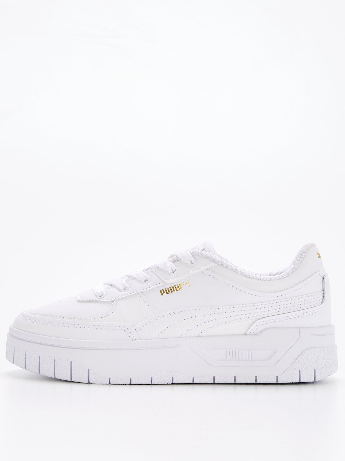 Puma ladies best sale white trainers