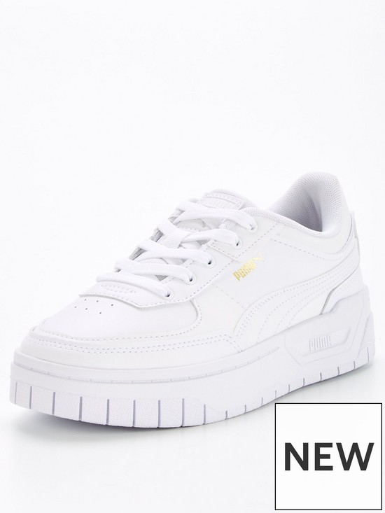 stillFront image of puma-womens-cali-dream-leather-trainers-white