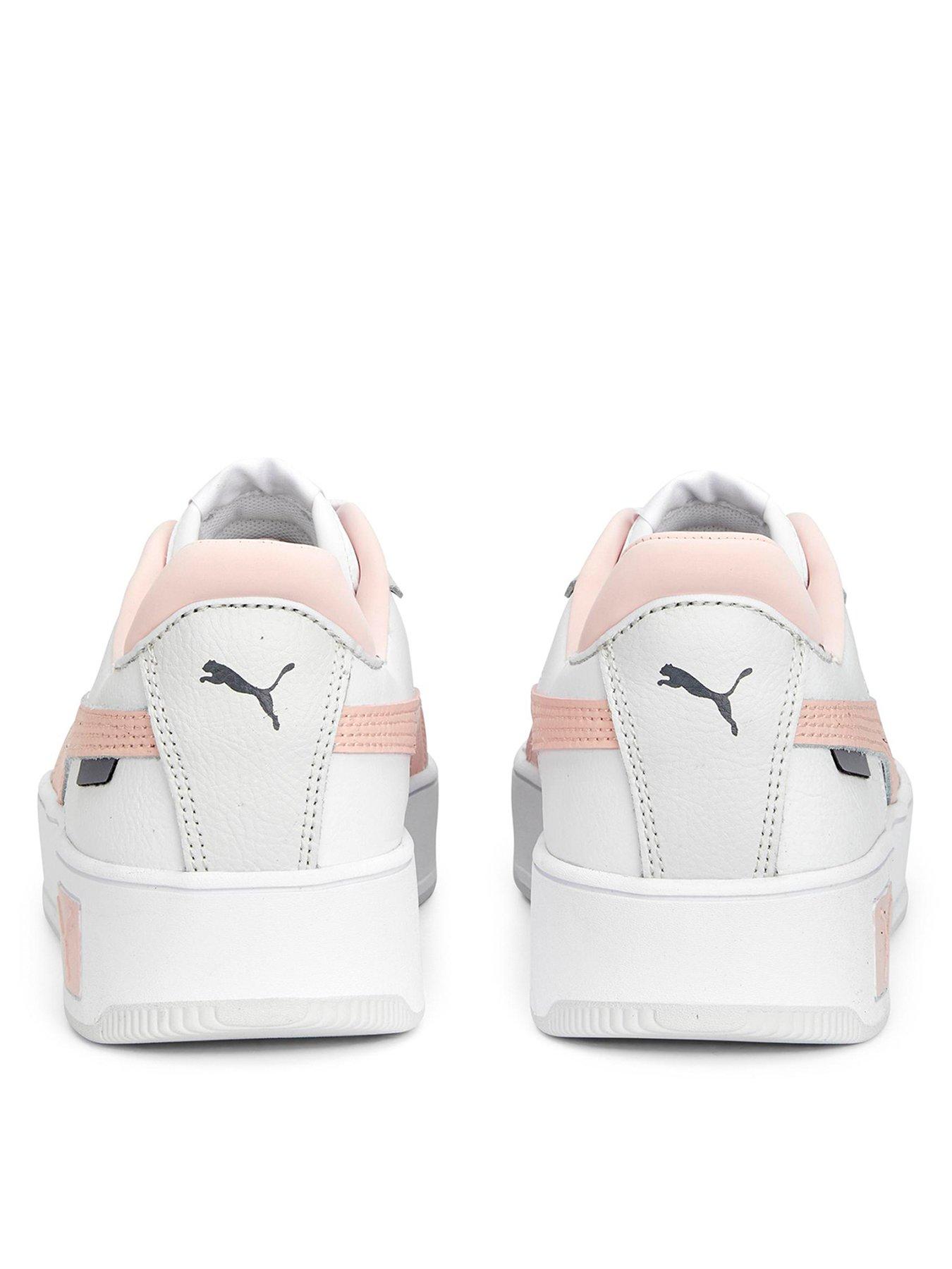 Puma carina hotsell trainers white