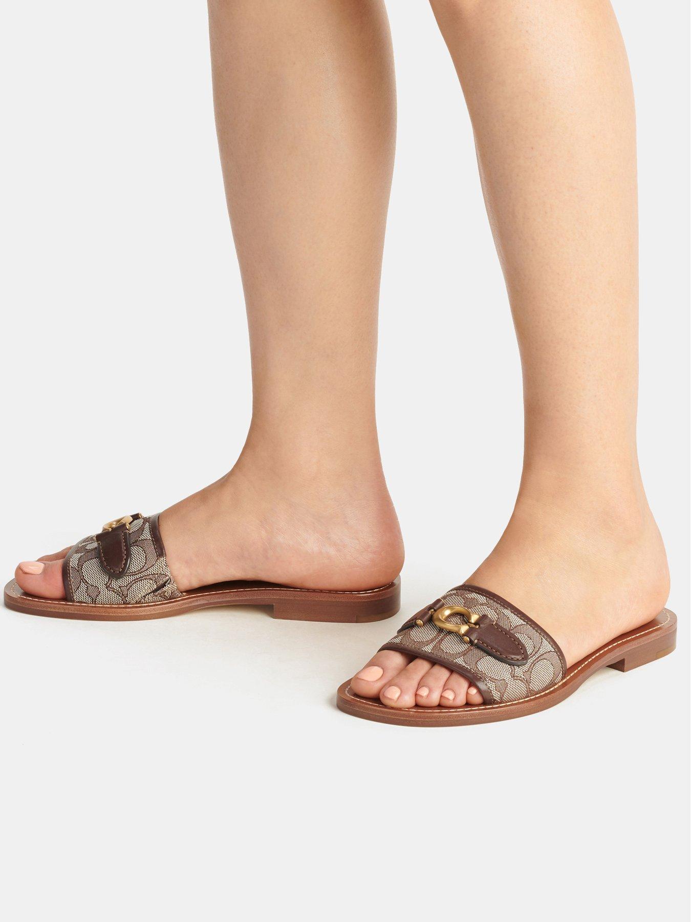 Coach clearance sandals clearance