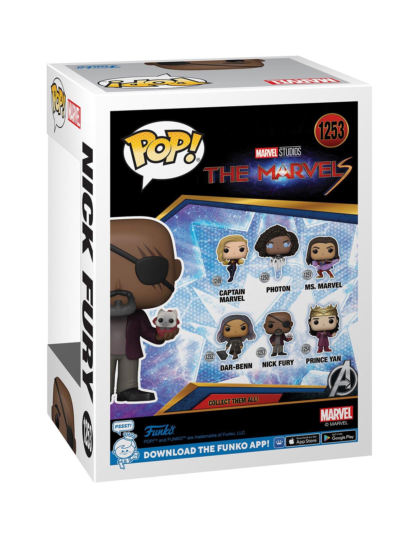 Pop! Vinyl Bobblehead The Marvels Nick Fury 1253 very.co.uk
