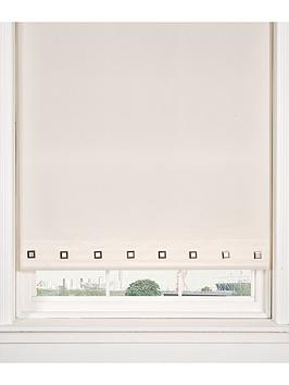 Product photograph of Everyday Plain Eyelet Roller Blind from very.co.uk